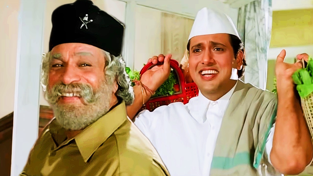 कादर खान नेपाली पहरेदार बनकर गोविंदा के ससुराल पहुंचे | Hero No.1 Comedy