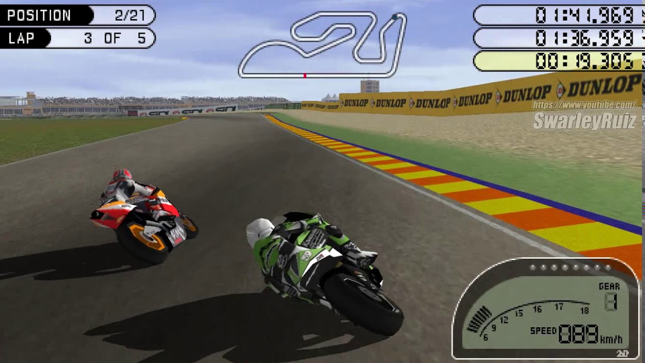 MotoGP (2006) PSP | Valencia | Kawasaki Ninja ZX-RR | Kawasaki Racing Team | 2005