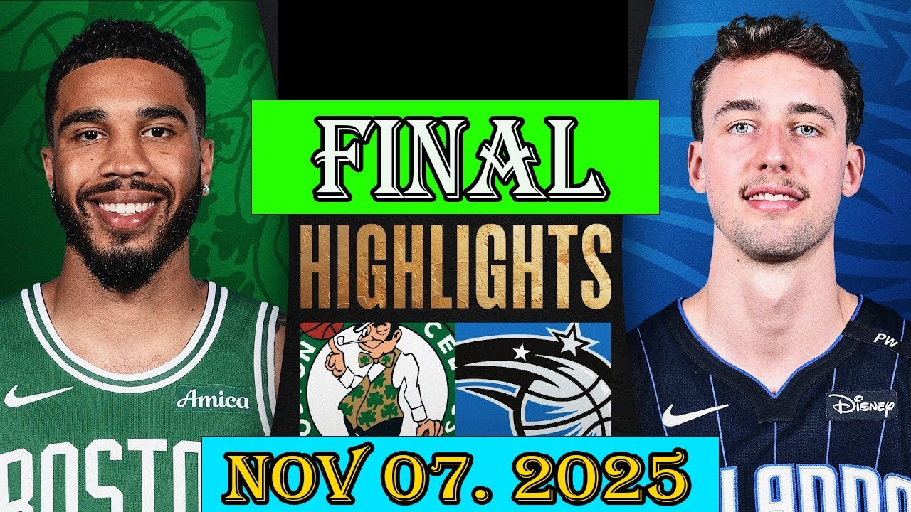 Orlando Magic vs Boston Celtics FINAL Qtr Nov 07.2025 Highlights | NBA hightlight