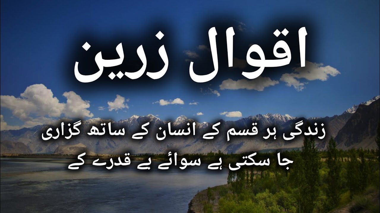 Aqwal e Zareen | Dil Ko Chhoo Janay Walay Golden Quotes | Zindagi Ka Sach/kamil tv004