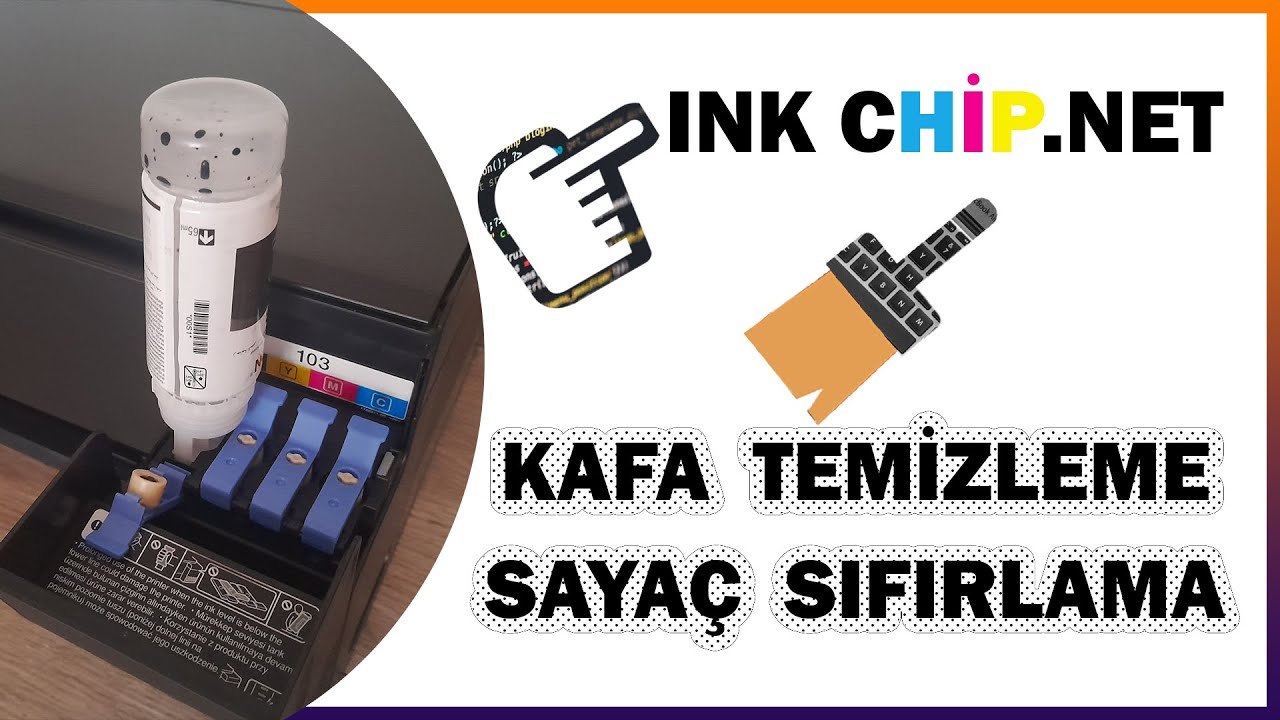 Yazıcı Kafa Temizleme | Atık Mürekkep Ped Sayacı Nasıl Sıfırlanır | Epson Yazıcılarda