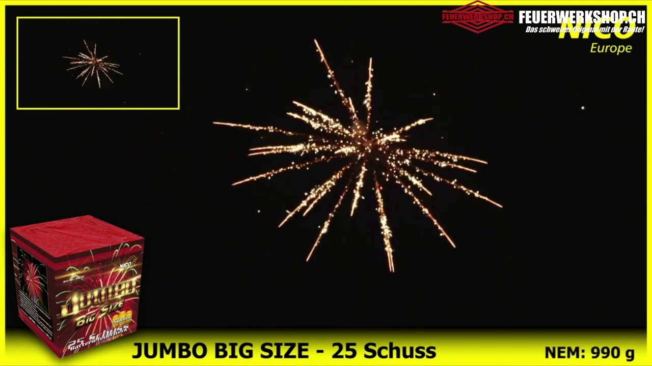 Feuerwerksbatterie Nico Jumbo Big Size
