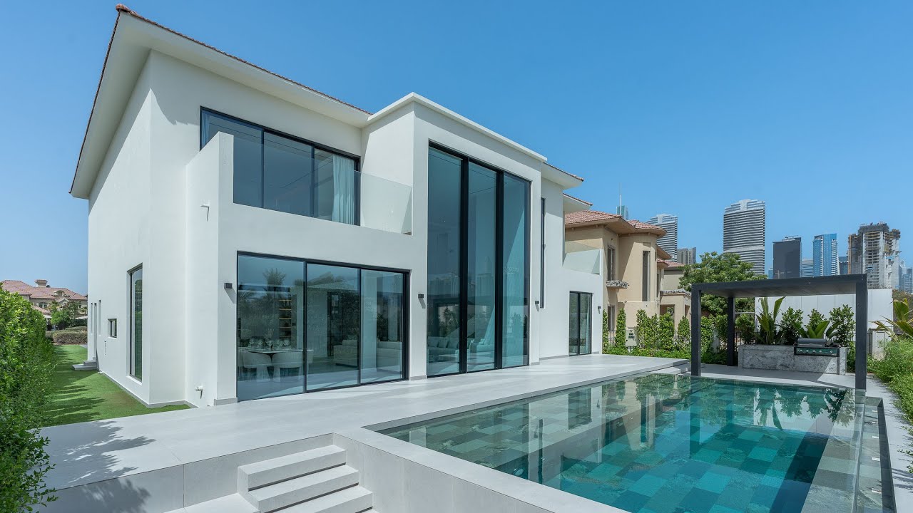 Miami-Style Lakefront Five-Bedroom Villa