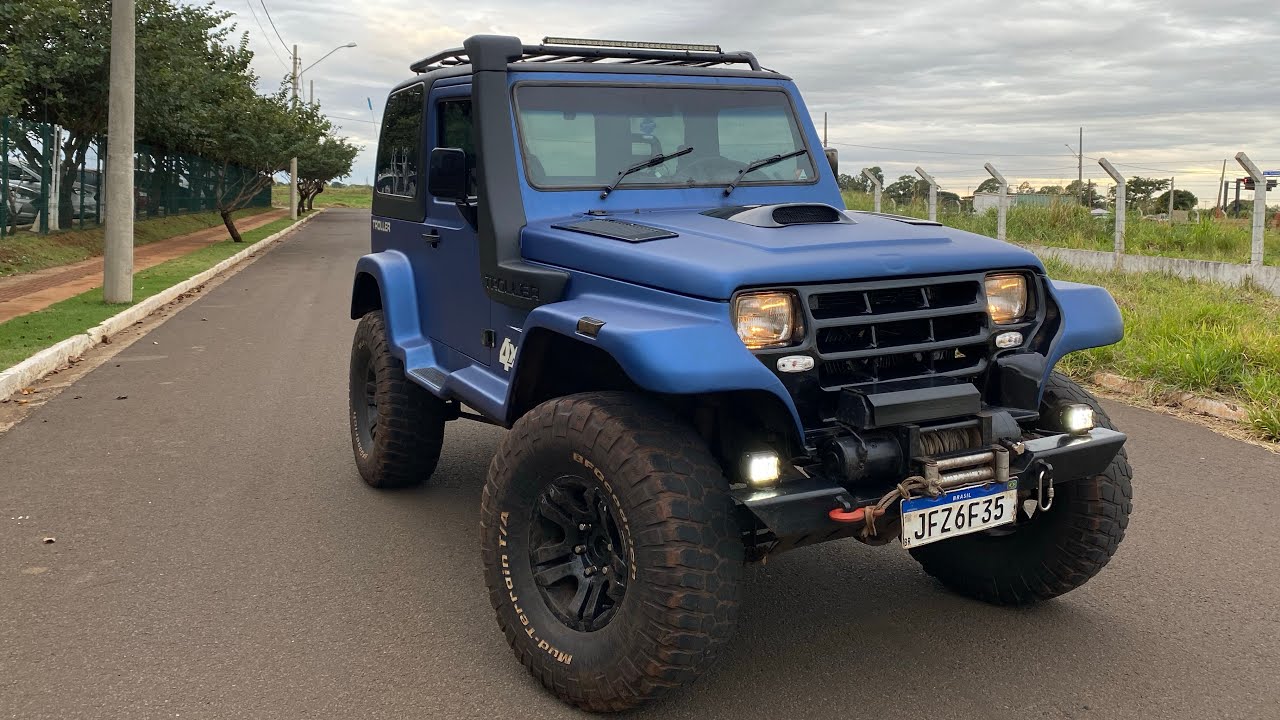 TROLLER T4 4X4 2001 MOTOR MWM 2.8 TURBO , PNEU 35 LIFT DE SUSPENSÃO  E CABINE