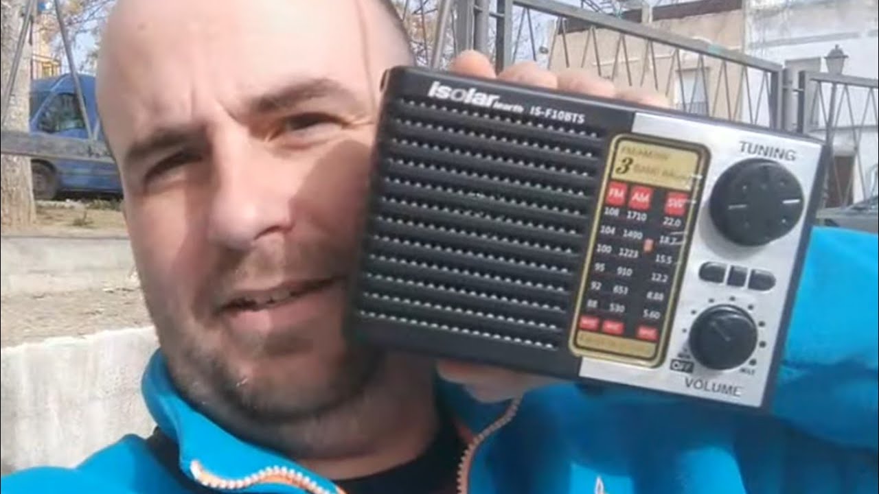 ISOLAR FS-F10BTS Radio Solar FM MW SW con linterna, reproductor de música por USB Tarjeta BLUETOOTH