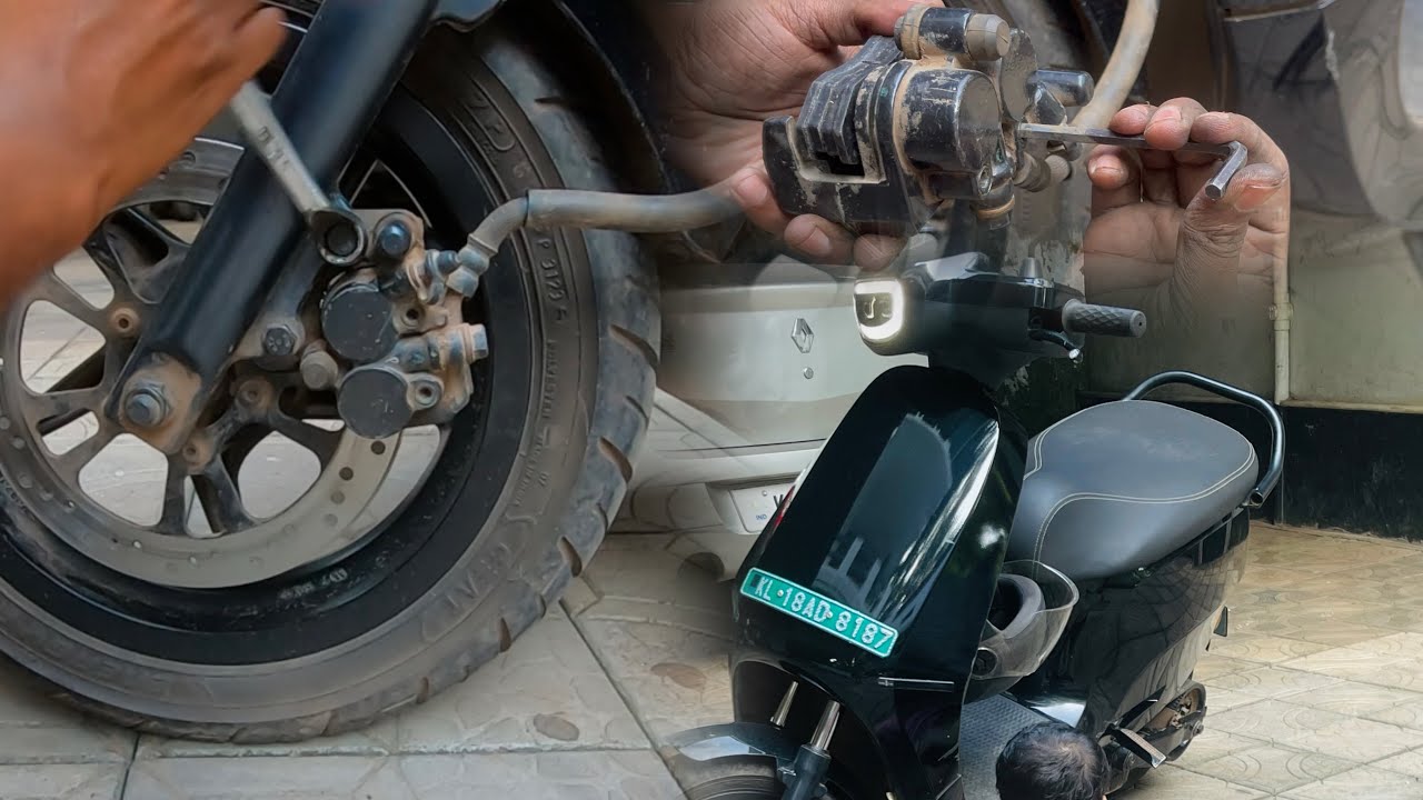 Ola Gen 2 Brake Pad Changing @Home Very Easy|| Step by Step||Ola Electric Scooter Brake Pad Change 😱