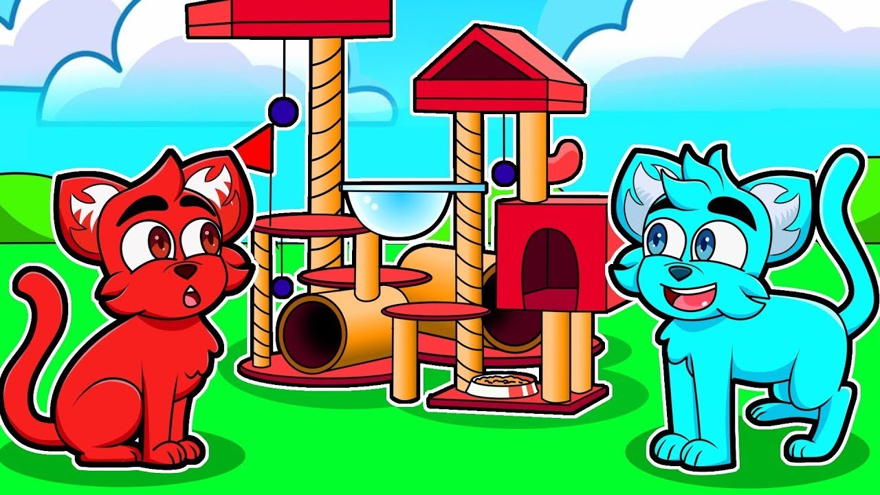 NAJLEPSZY DOMEK dla KOTA w Roblox!