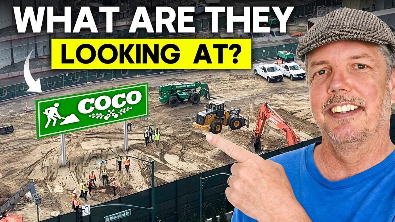 We Watched Imagineers Walk the Coco Construction Site - Disneyland Construction