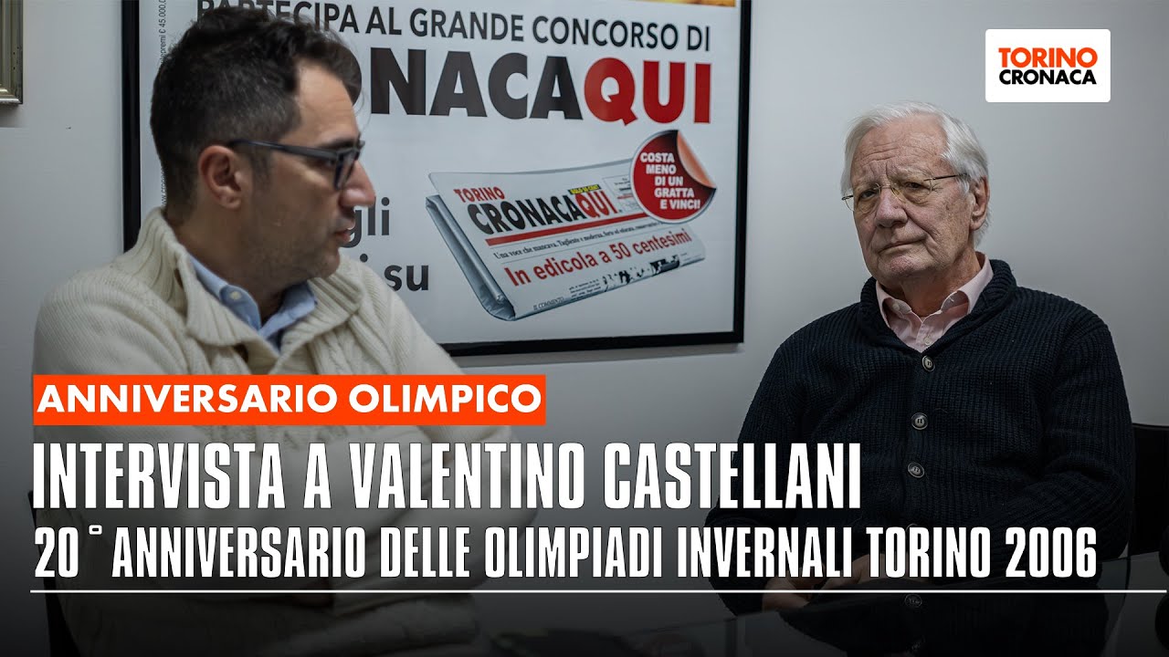 Intervista a Valentino Castellani, 20° anniversario delle olimpiadi invernali Torino 2006