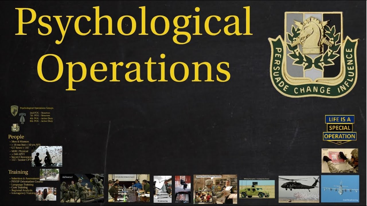 PSYOP Explained &ndash; What are Psychological Operations / Military Information Support Operations?