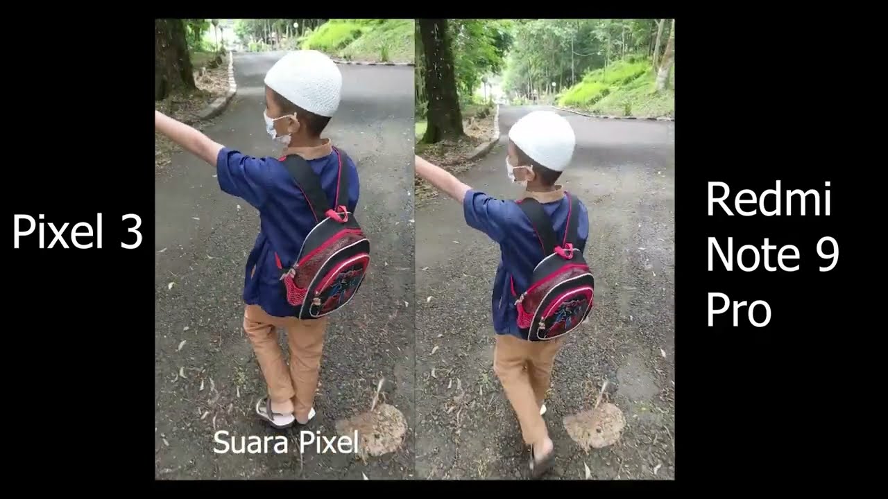 Pixel 3 VS Redmi Note 9 pro 1080P 30Fps