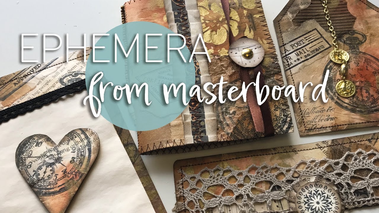 Making ephemera from a Collage masterboard