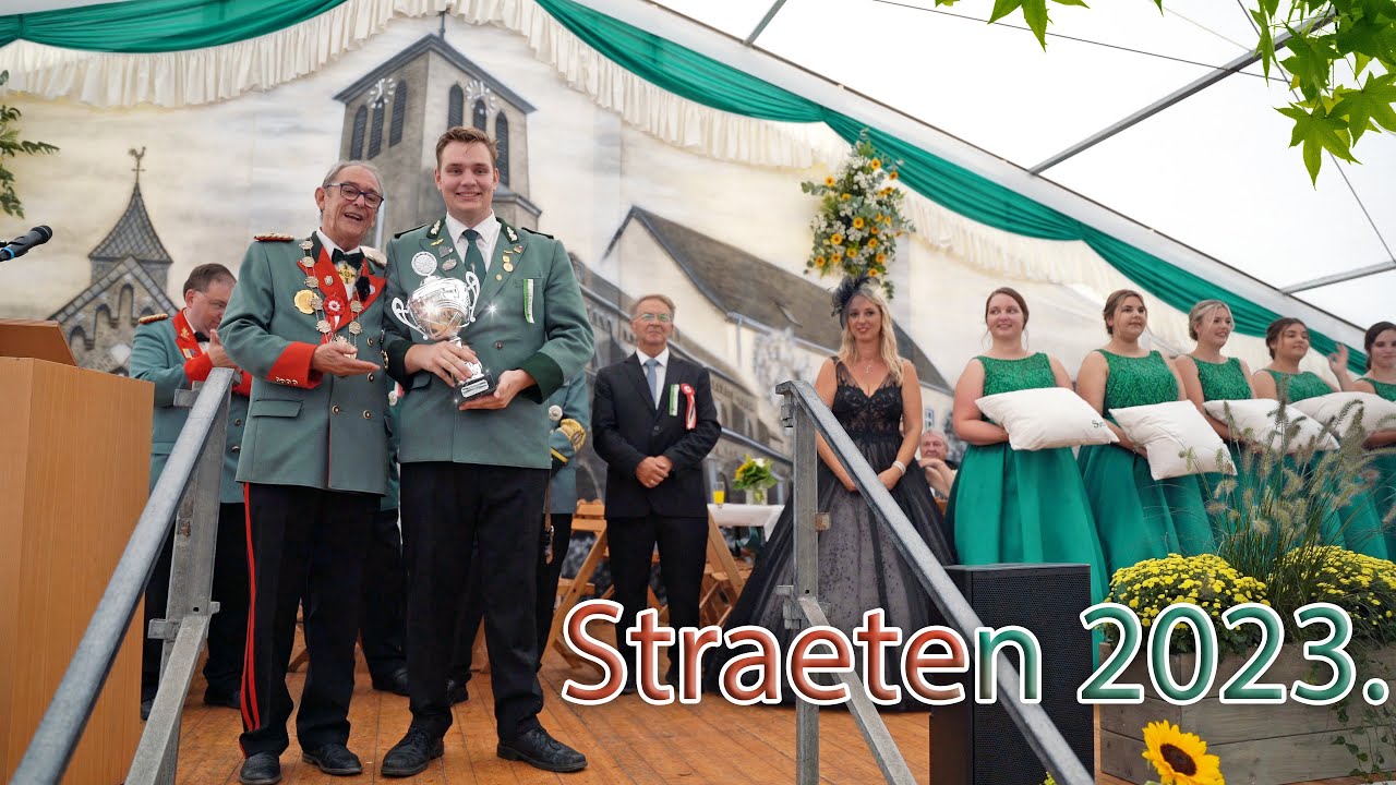 Preisverleihung Aufstellung Feldandacht, Festaufzug, Vorbeimarsch   Schützenfest Straeten 17-9-2023🏆