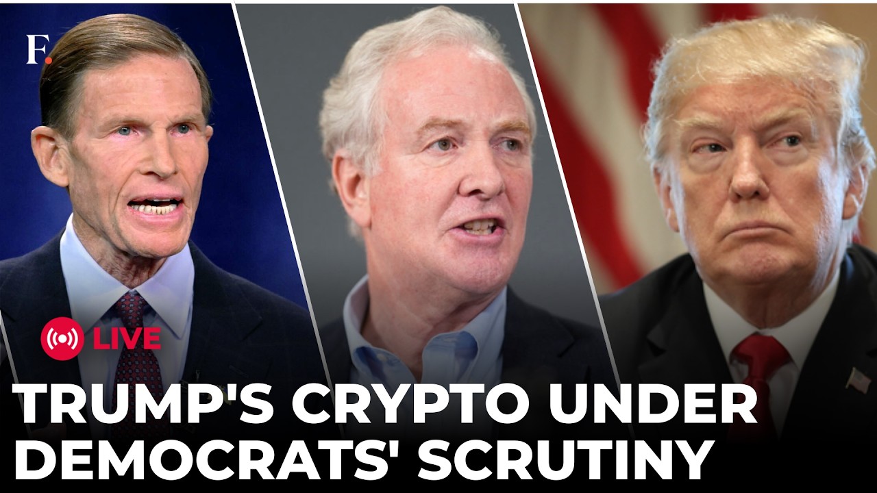 LIVE: Democrats Blumenthal & Van Hollen Scrutinise Trump's Crypto Ventures and Ethics Concerns