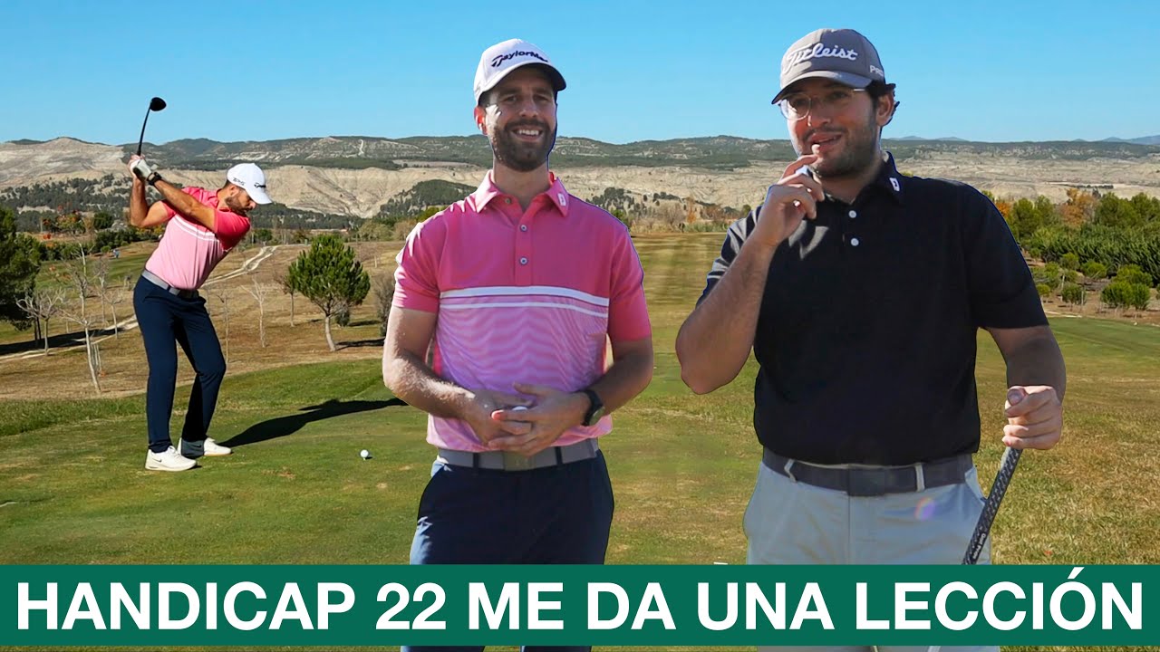 HANDICAP 22 se hace 38 GOLPES en 9 HOYOS | Jugamos en GAMBITO GOLF CLUB CALATAYUD | Brutal swing