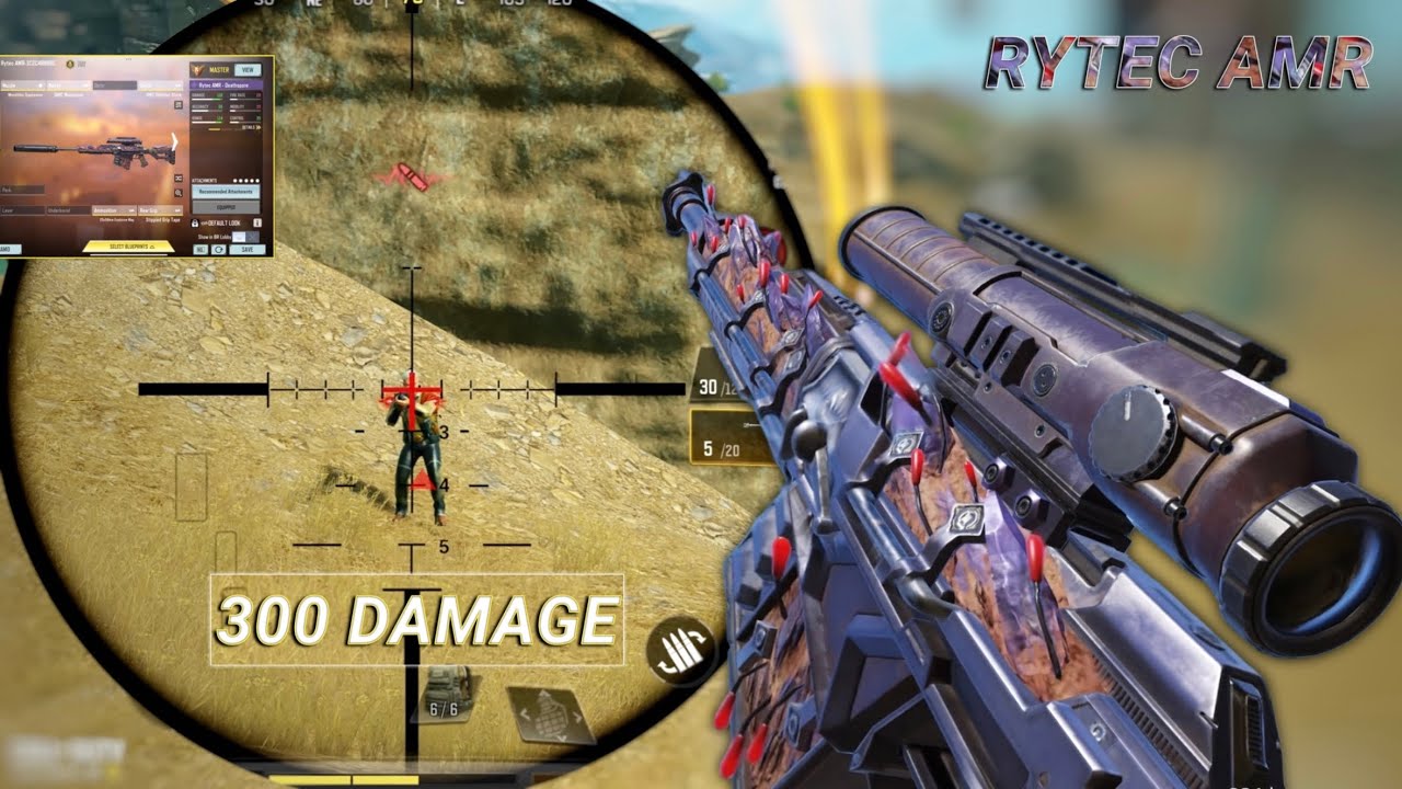 THE 1- SHOT RYTEC AMR GUNSMITH INSANE!! | BEST RYTEC AMR GUNSMITH CODM BR | CODM BR GAMEPLAY