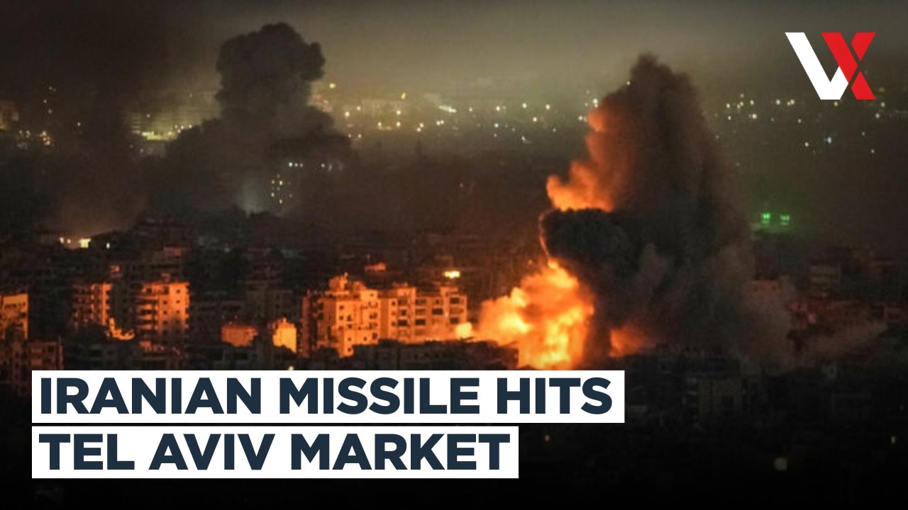 Tel Aviv Market Bombed As Iran Launches Fresh Barrage Of Missile On Israeli Cities | VERTEX