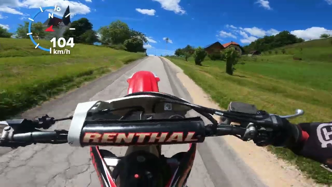 Honda CRF450r 0-100 Test + Chill Ride   4K