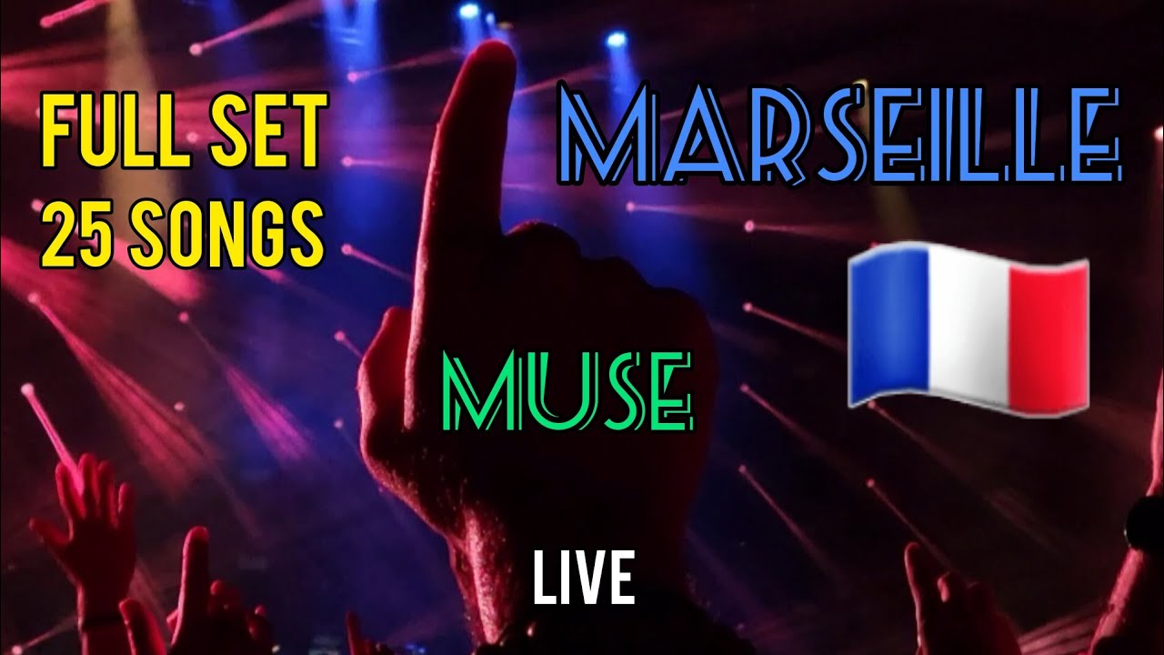 @muse - Marseille 🇫🇷 - Full Set 25 songs - Orange Vélodrome - 7/15/23 #livemusic #fyp #martintc