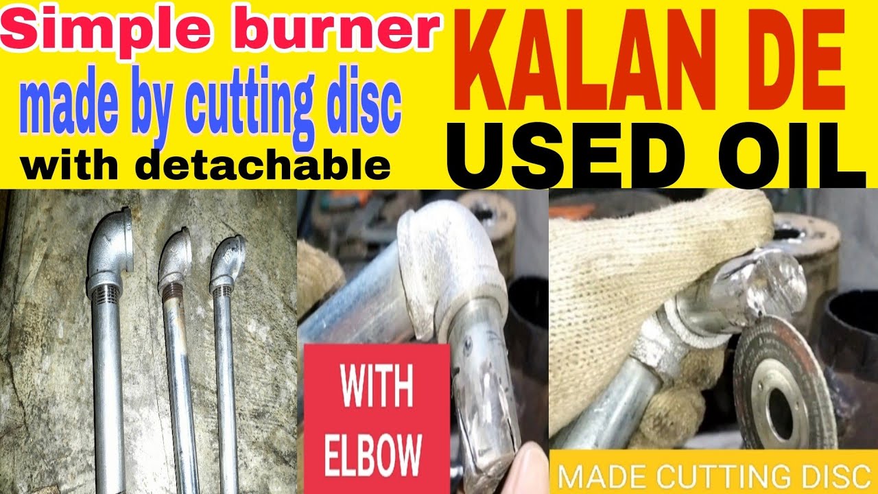 STEP BY STEP PAANO GOMAWA NG BURNER NA CUTTING DISC LANG ANG I BUTAS MADALI LANG I REAPER