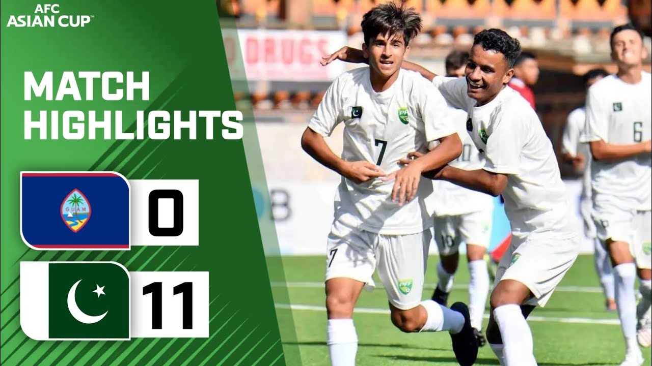 PAKISTAN vs GUAM FOOTBALL MATCH | ASIA CUP QUALIFIERS 2026 
