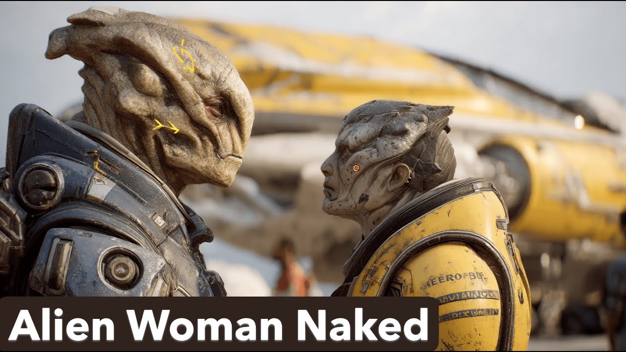 They Left the Alien Woman Naked in a Frontier Market—Until One Human Looked Again