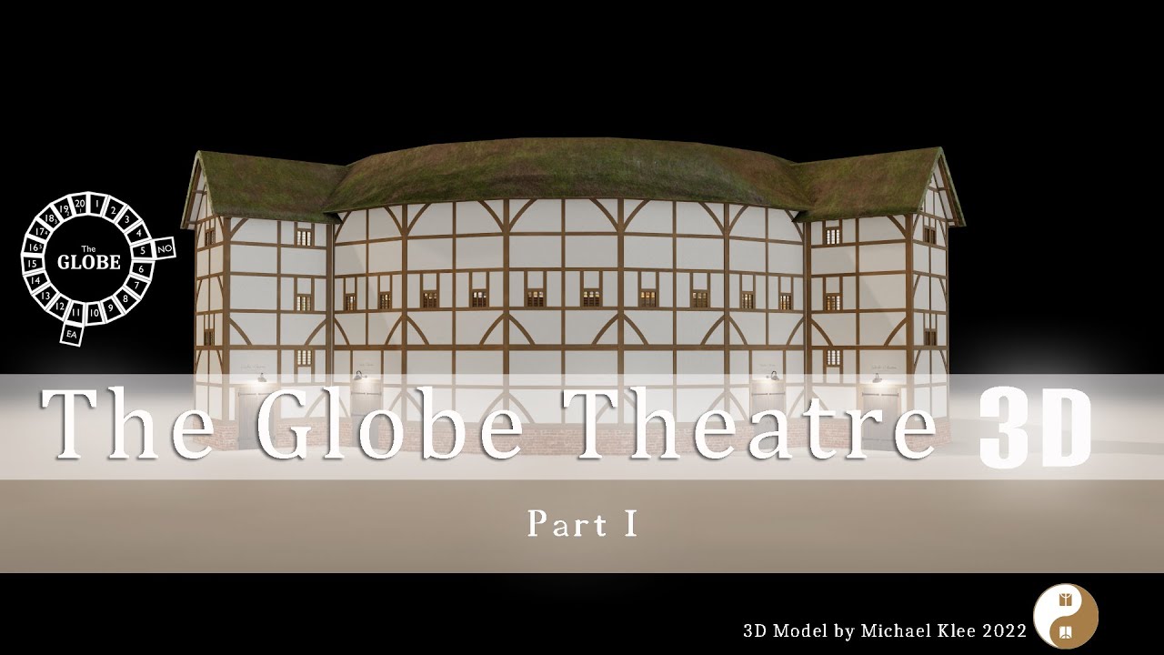 THE GLOBE Theatre 1599/1613 - Elizabethan Theatre - Shakespeare Theatre - 3D Model - PART 1/Layout