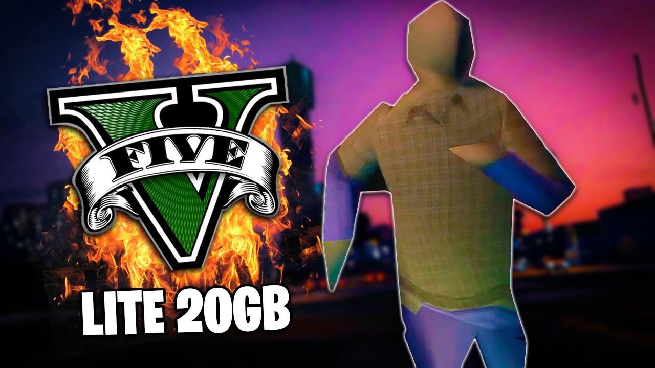 O MELHOR GTA 5 LITE PRA JOGAR NO CELULAR! | GTA 5 LITE 20GB COM TODAS AS MISSÕES!!!