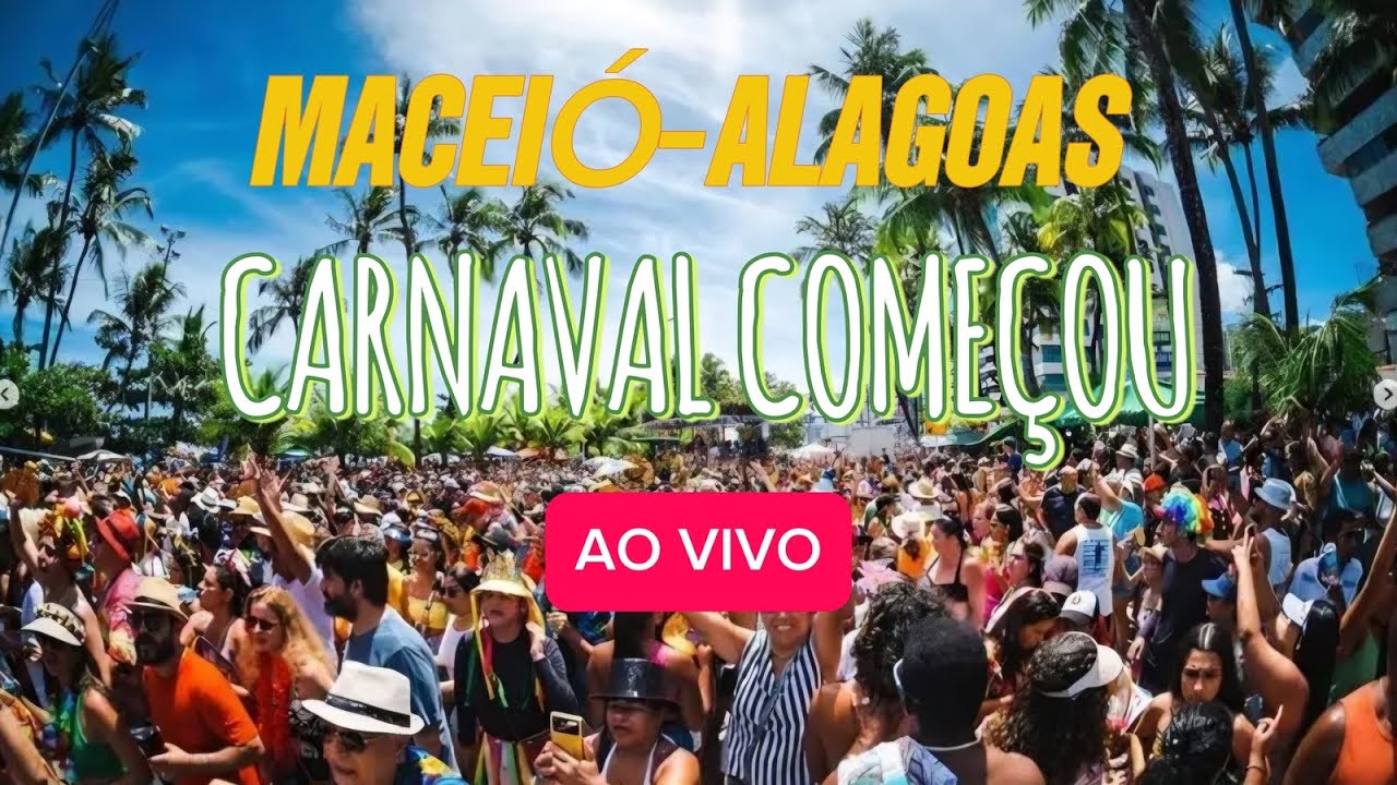 PRÉVIAS CARNAVAL DE MACEIÓ AO VIVO 01/02/2026 DOMINGO