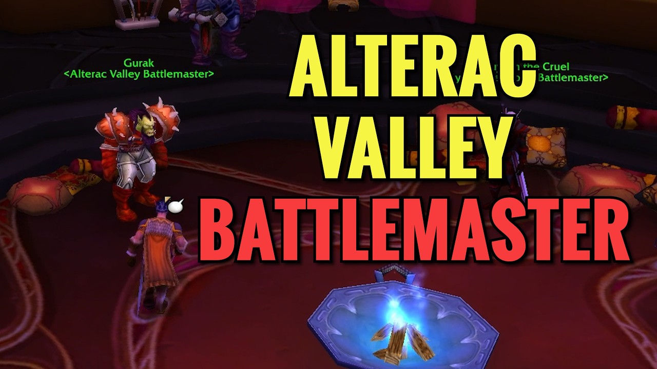 Silvermoon City Alterac Valley Battlemaster NPC Location (WoW TBC)