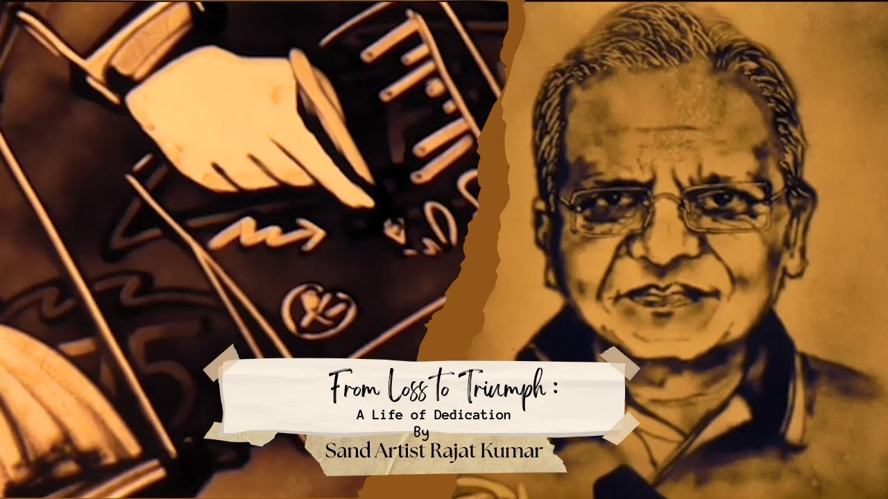 Celebrating 70 Years of Love, Hard Work & Resilience | Birthday Sand Art | Sand Art | Birthday Gift