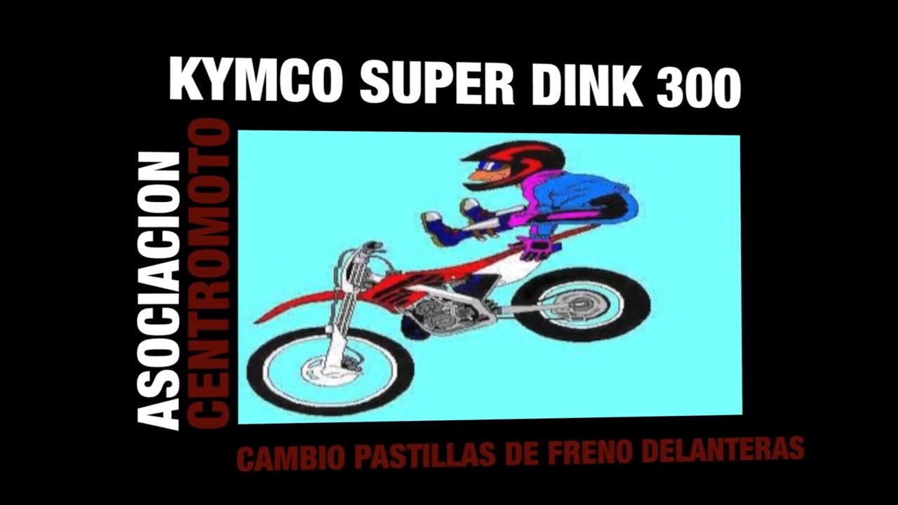 KYMCO SUPER DINK 300 CAMBIO DE PASTILLAS DE FRENO DELANTERO