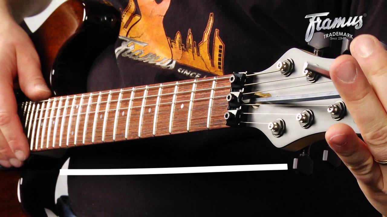 Framus Tutorial: Setup of a Guitar with a Floyd Rose Tremolo