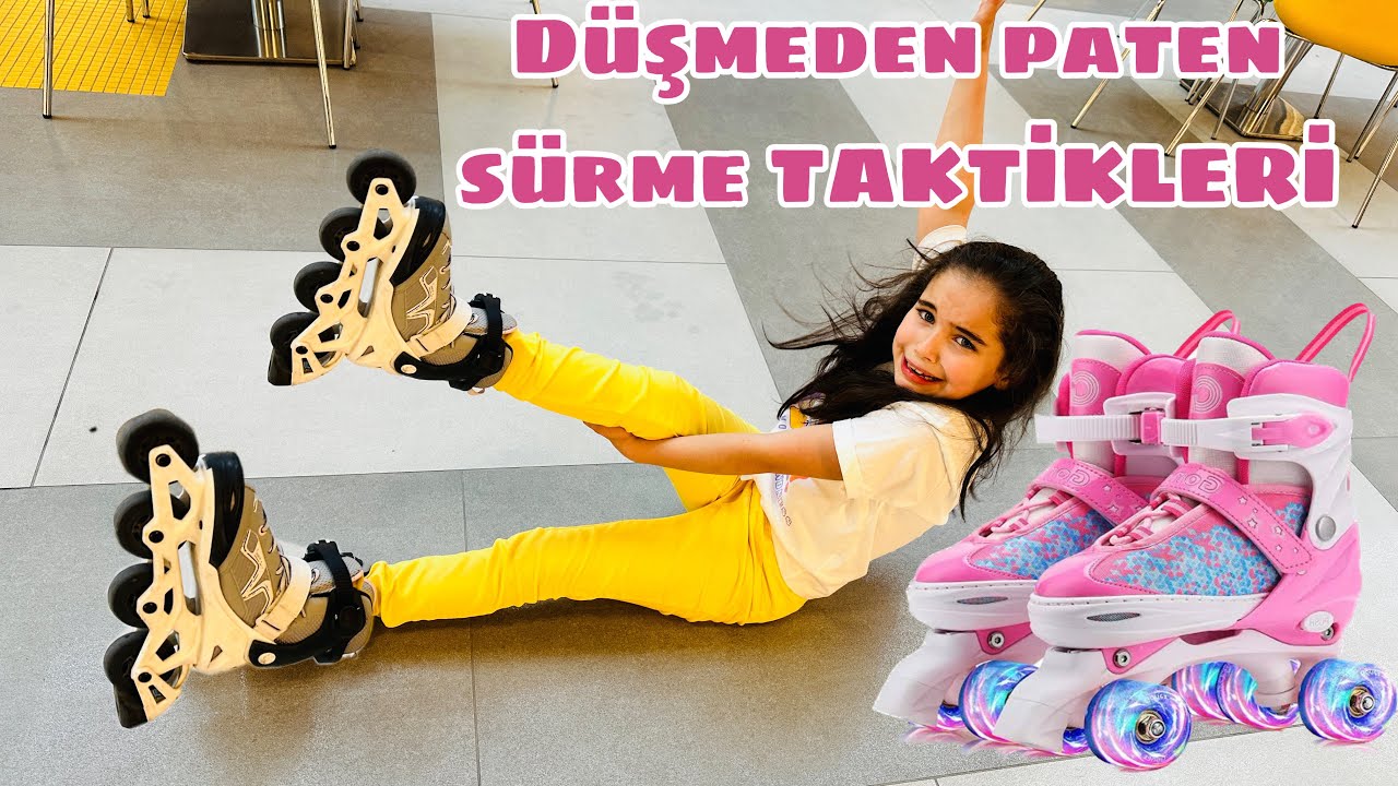 YAZ GELİYOR PATEN SEZONU AÇILIYOR !! PATEN NASIL SÜRÜLÜR ? Düşmeden paten sürme teknikleri !!