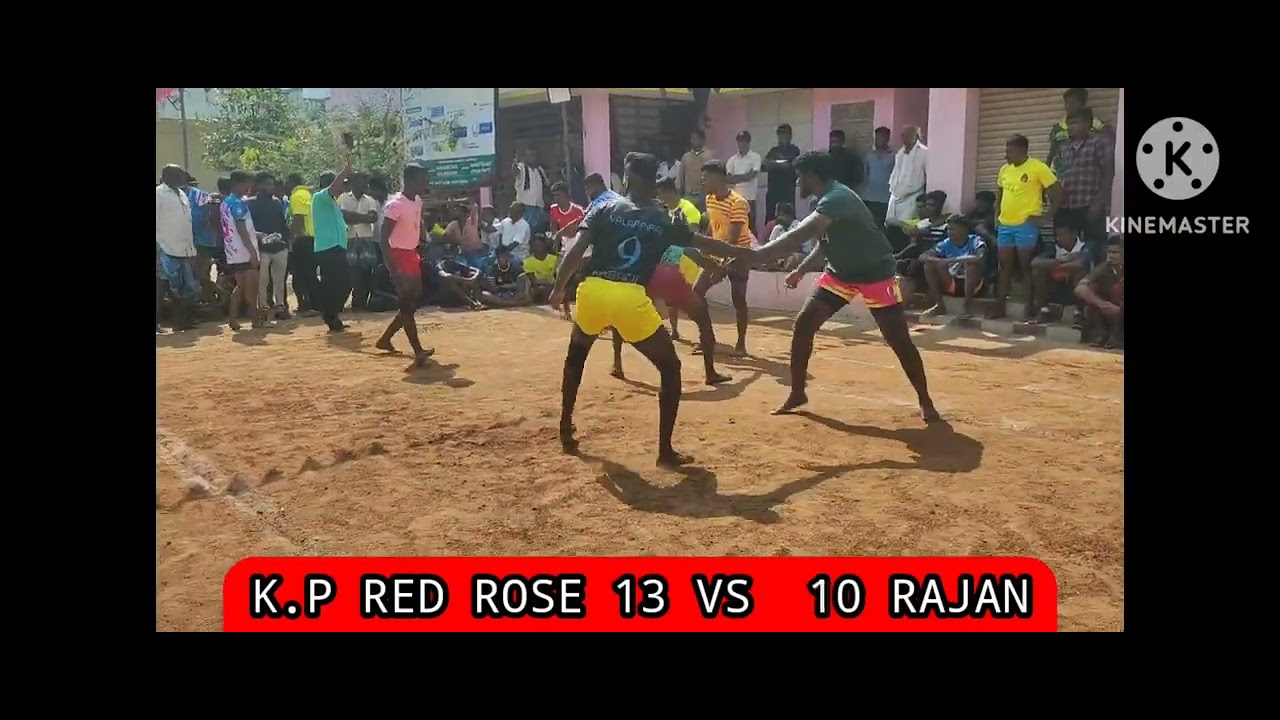 K.P RED ROSE  🌹  vs   RAJAN GOLD 🪙 RAID  MATCH VERY INTERESTING MATCH