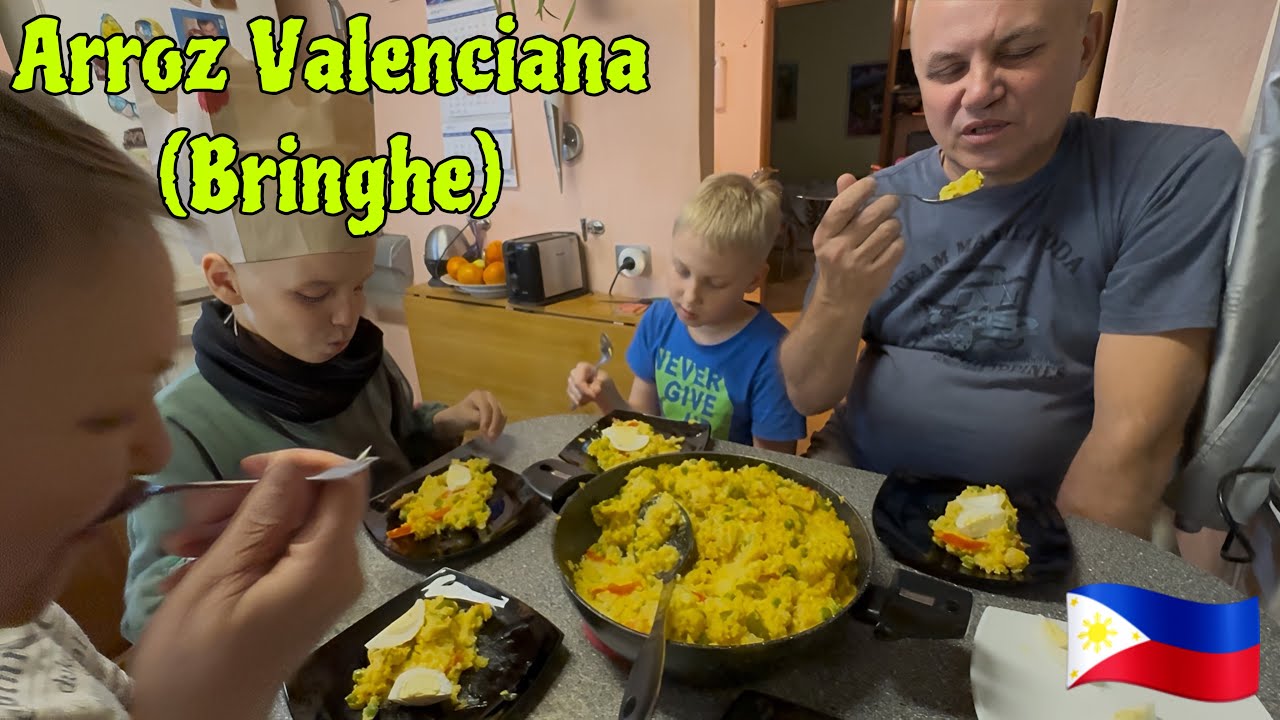 We Found Filipino Dish Similar to Russian - ARROZ VALENCIANA or BRINGHE🔥
