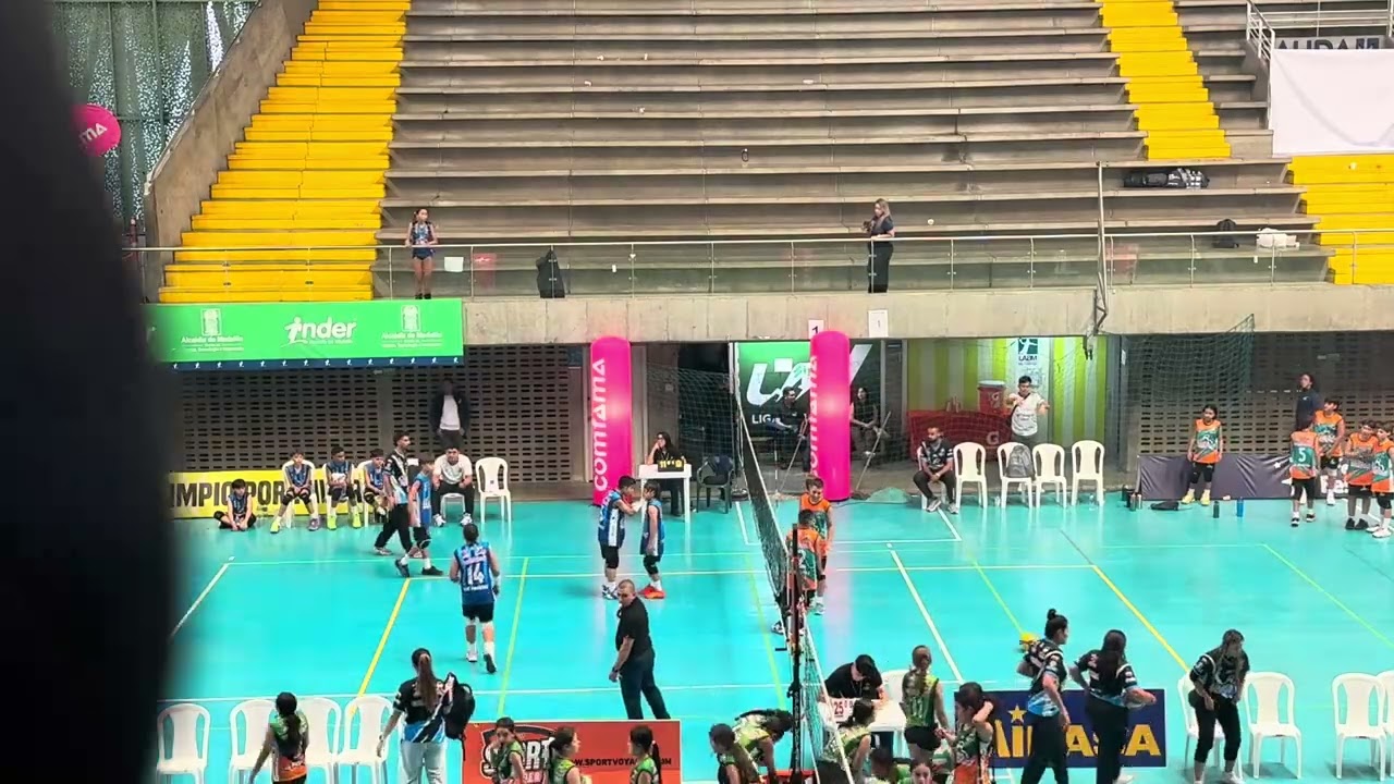 Segundo Set envigado versus tigres
