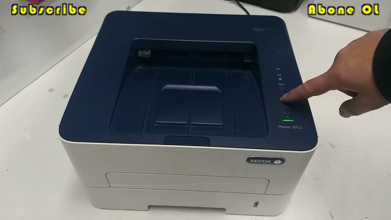 Xerox Phaser 3052 Test Page/Report/Counter