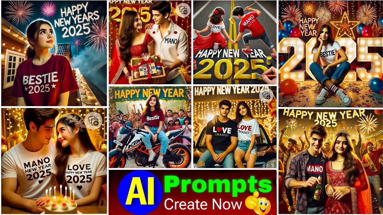 Create Epic New Year 2025 Images Using Bing AI Prompts 🔥 (Amazing Results 😱) | Mobitorials