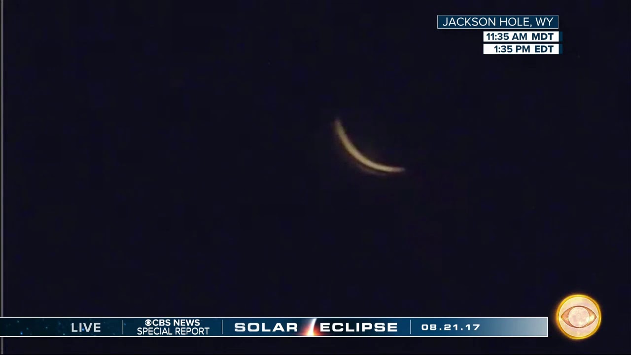 Mesmerized CBS reporter goes quiet as total eclipse happens in Wyoming