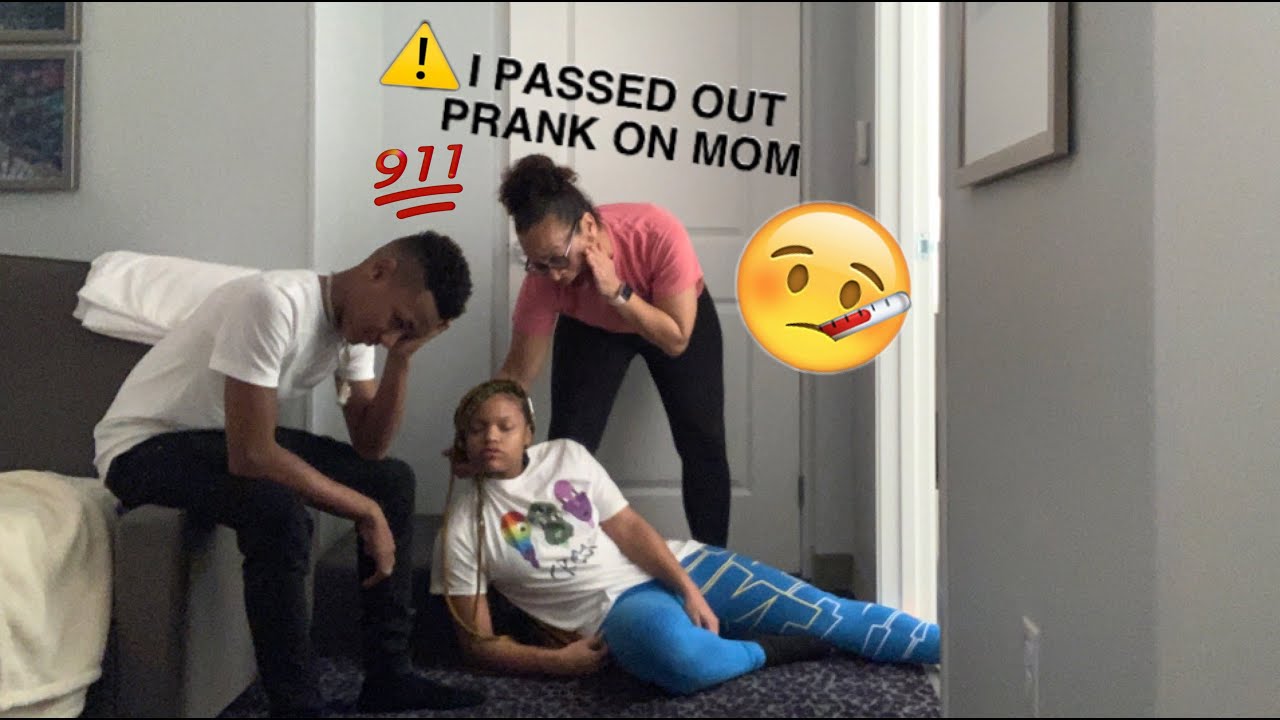 Passed Out Prank on Mom