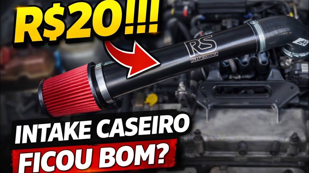 Самодельный впускной коллектор из ПВХ + спортивный фильтр RS: Punto 1.4
