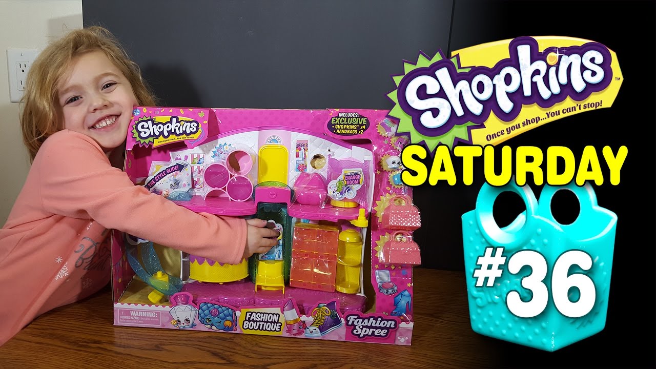 Shopkins Season 3 Fashion Boutique Playset Unboxing | Shopkins Saturday 36