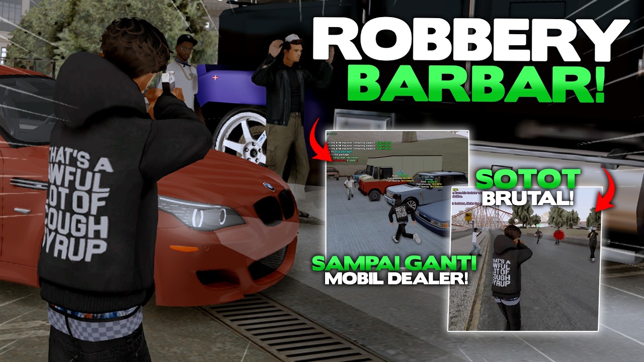 AKSI ROBBERY MEMBANTAI SEMUA POLISI DI JGRP !! GTA SAMP ROLEPLAY