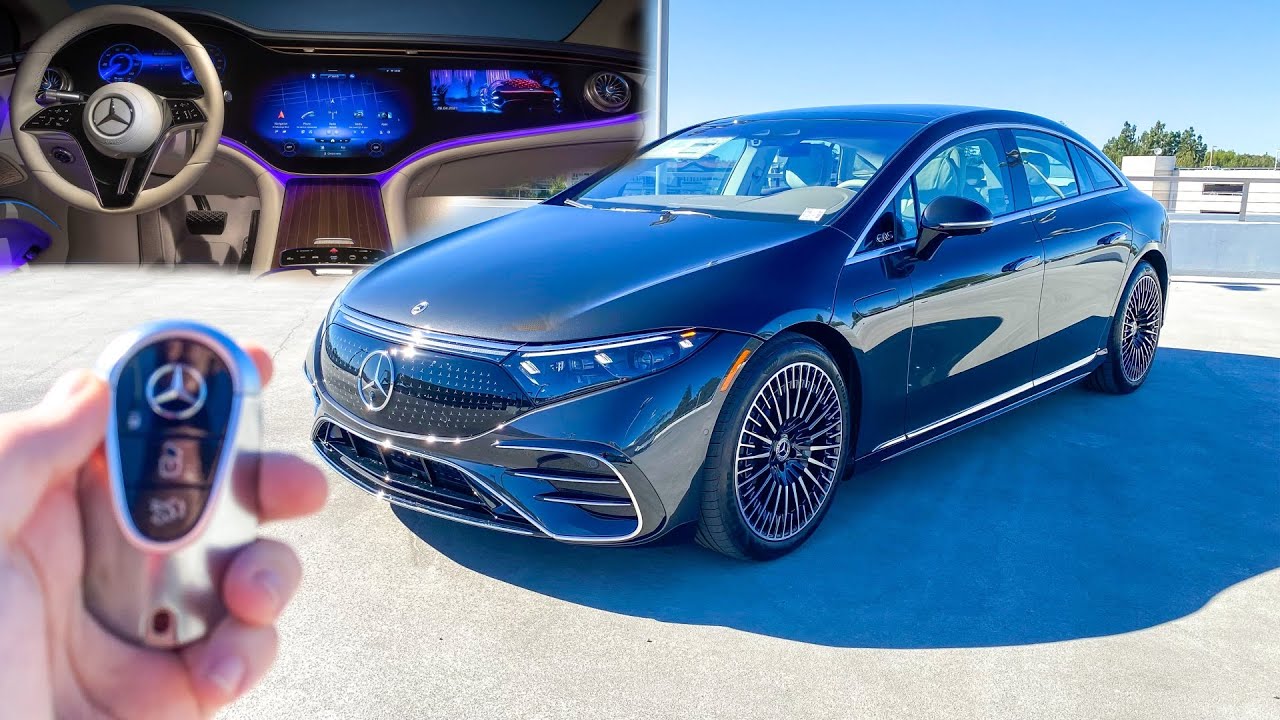 Mercedes EQS 450+ 2022 года лучше Tesla? *Обзор от первого лица!*