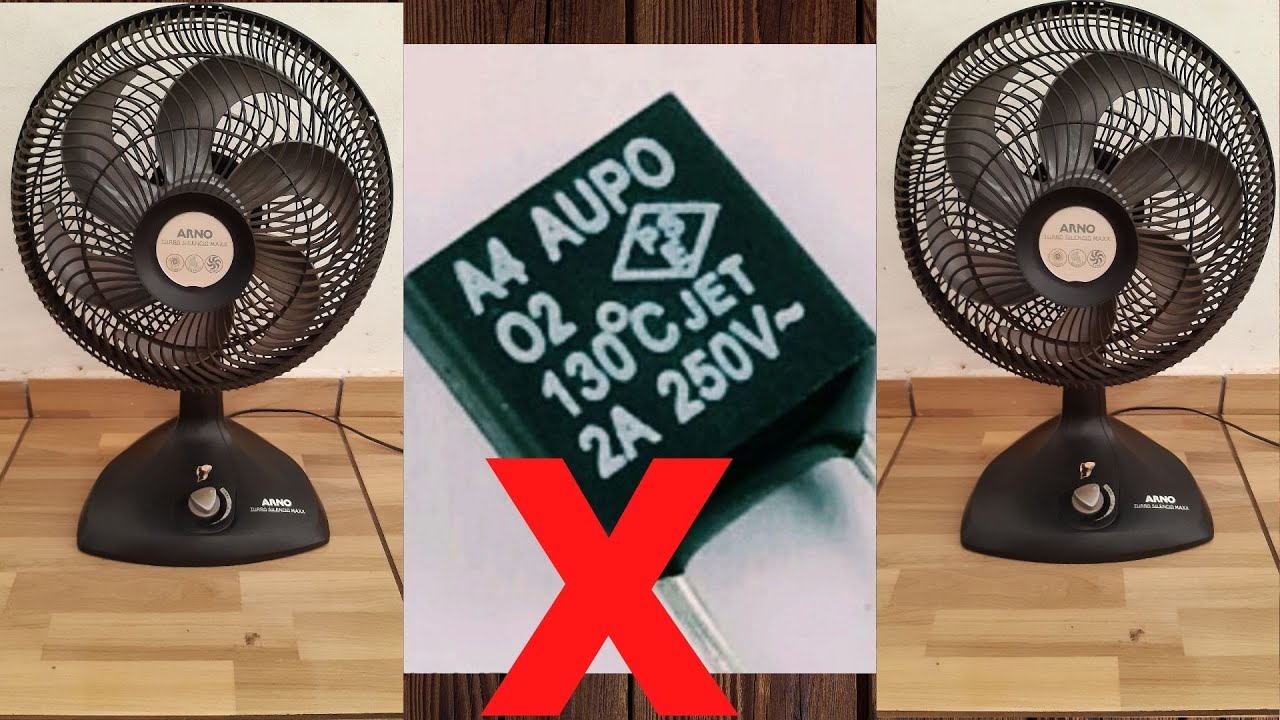 ventilador arno não liga! Vc não quer ligar direto! Veja como adaptar  proteção no lugar do fusível