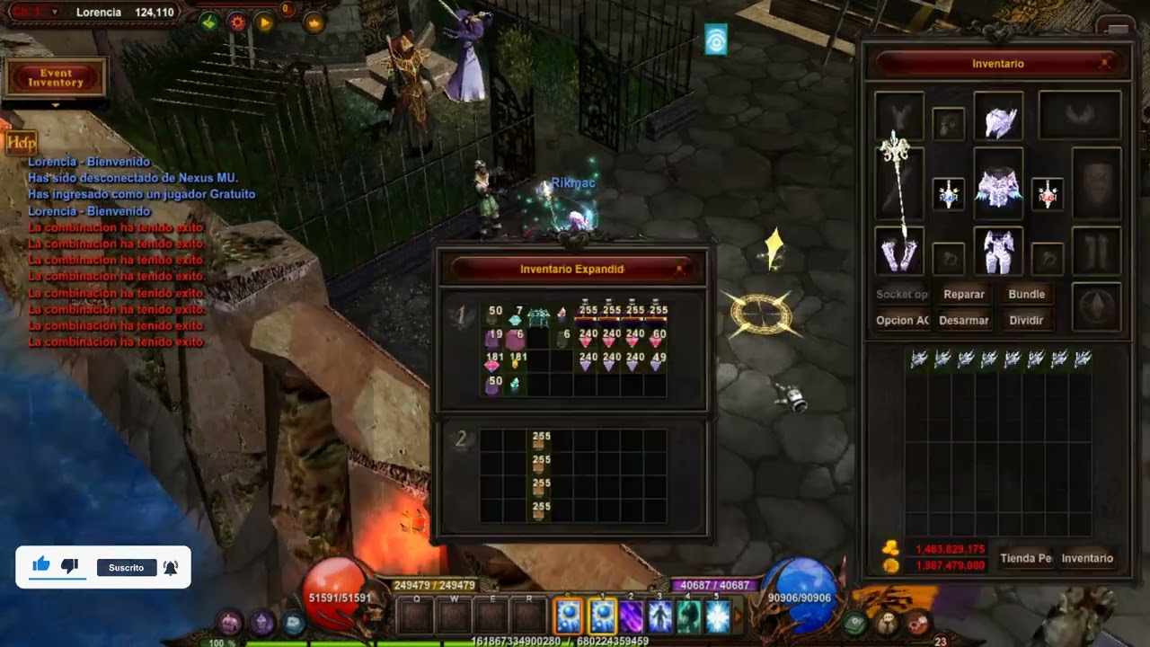 Como hacer Ghost Horse 4 Opciones en Mu Nexus S17