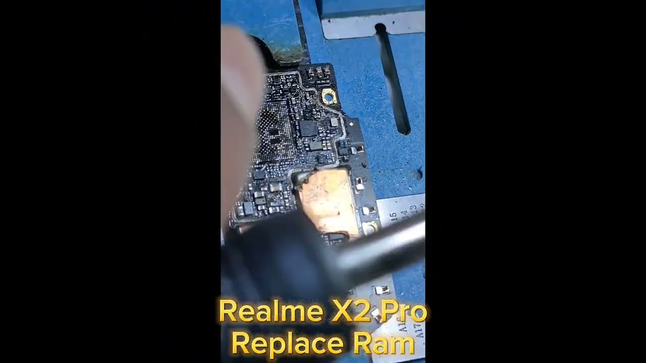 Realme x2 pro cpu Reballing /اصلاح عيب معالج /جهاز ميت
