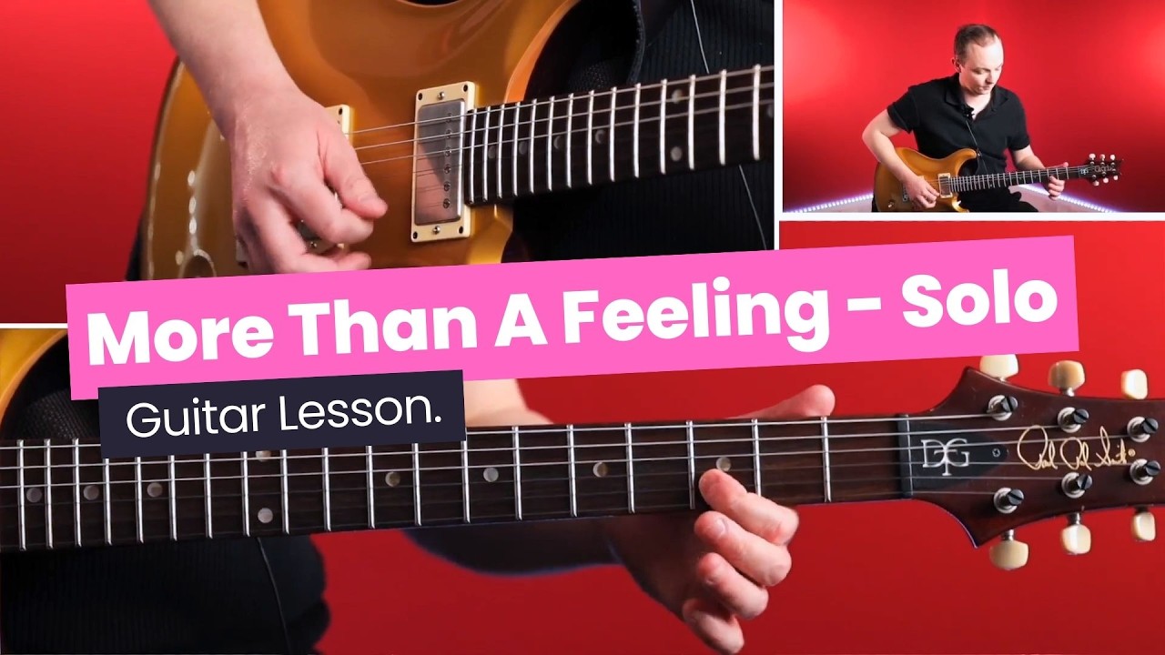 How To Play More Than A Feeling Solo - Boston Guitar Lesson