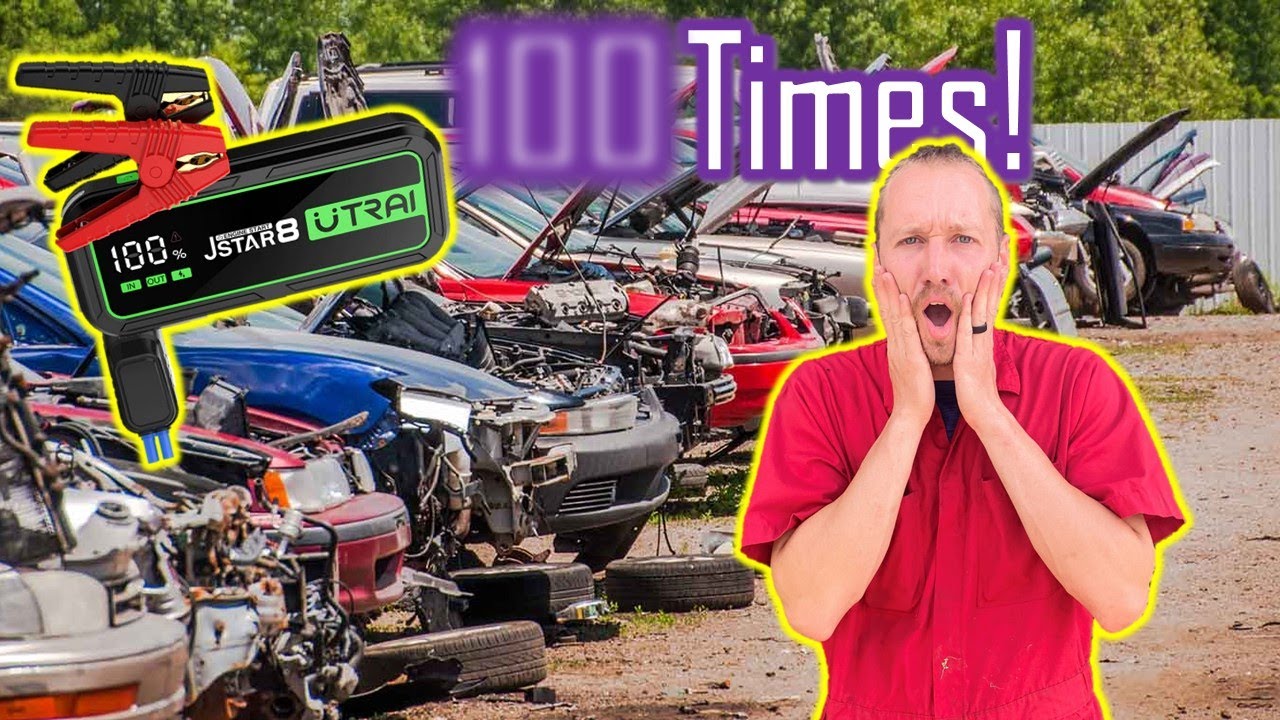 I Can't Believe how Many Times a Jump Starter cWorks! -UTRAI 3000A Jstar 8